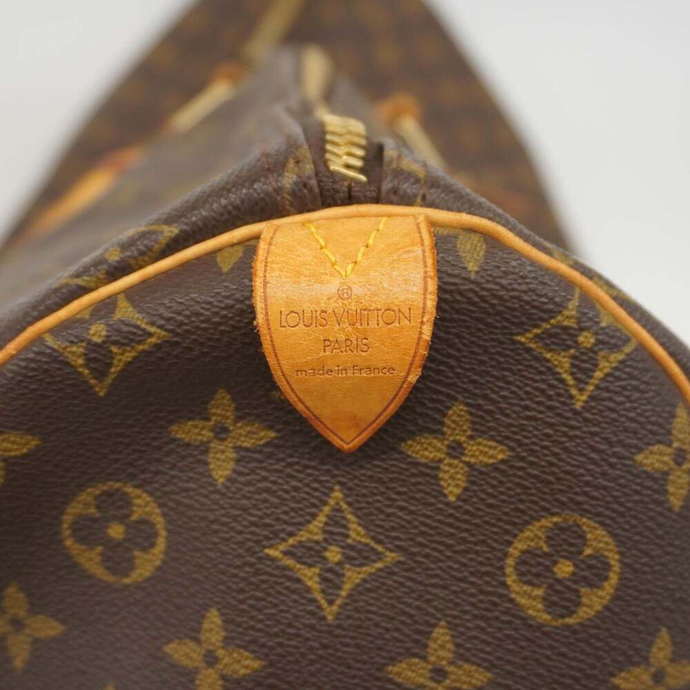 LOUIS VUITTON Brown Monogram Keepall 55 Boston Bag - Picture 5 of 16